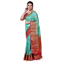 SERONA FABRICS Womens Banarasi Art Silk Saree With Blouse Piece (SERONA1299_Sky Blue)