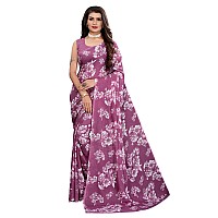 Satrani Womens Polyester Saree (2024ST566_2041ST576_Purple||Light Blue)