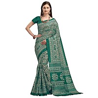 EthnicJunction Womens Silk Cotton Kalamkari Print Saree With Blouse Piece (EJ1201-Chitra-Rama_Rama)