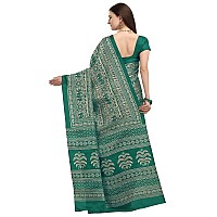 EthnicJunction Womens Silk Cotton Kalamkari Print Saree With Blouse Piece (EJ1201-Chitra-Rama_Rama)