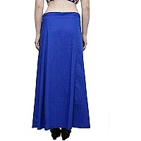 DESI DHANG Readymade Saree Petticoats(Free Size) (Royal Blue)