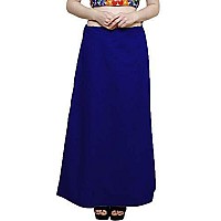 DESI DHANG Readymade Saree Petticoats(Free Size) (Navy Blue)