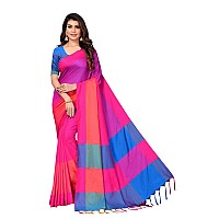 Silk ZoneWomens Soft Silk Uppada Woven Pattu Pink Saree(SZ-AURA-PN-433)