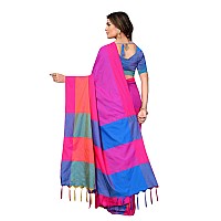 Silk ZoneWomens Soft Silk Uppada Woven Pattu Pink Saree(SZ-AURA-PN-433)