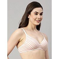 Enamor Nonwired Racerback Strap Lightly Padded Womens Tshirt Bra Creased32D