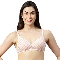 Enamor A039 Everyday Stretchable Cotton Tshirt Bra For Women Padded Nonwired Medium Coverage Available In Solids Print