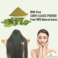 Shudh Online Organic Curry Leaves Powder for Hair Growth (1 Kg / 1000 Grams), Eating, Food, Skin Brightening (Fresh Kari Patta Leaf, Karuveppilai powder)