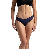 Jockey 1813 Womens Medium Coverage Soft Touch Microfiber Nylon Elastane Stretch Mid Waist Lace Styled Bikini With Stayfresh Trea