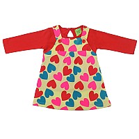 Clothe Funn New Born Knee Length Baby Girl Dress Lemon Aopcoral 34 Years