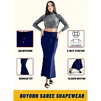 BUYONN Saree Shapewear for Women Saree Petticoat Shapewear for Saree inskirt for Saree Shapewear Peticote innerwear for Women