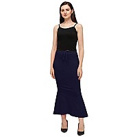 OM SAI LATEST CREATION Womens Lycra Women Petticoat Regular Fit Pant Liner Slip OSLCPT4BlueXXL