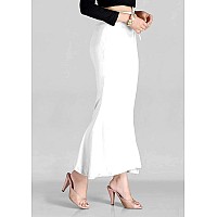 DHRUVI TRENDZ Women Lycra Patticoat Regular Fit Readymade Patticoat DTPT1WhiteXL