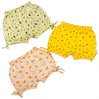 Superbottoms Pack Of 3 Supersoft Underwear Bloomer Shorts Ultrabreathable Underwear For Kids Unisex Bloomer Size 34