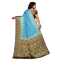 C J Enterprise Women Pure Soft Kanjivaram Silk Saree For Wedding Banarasi Sari Latest Party With Blouse Piece Kanchipuram Pattu