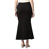 GRECIILOOKS Womens Spandex Pant Liner Slip Regular Fit Petticoat Black Small