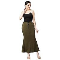 GRECIILOOKS Womens Spandex Pant Liner Slip Regular Fit Petticoat Green Medium