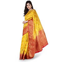 SERONA FABRICS Womens Banarasi Art Silk Saree With Blouse Piece (SERONA1297_Light Yellow)