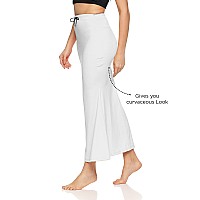 Zornitsa Lycra Saree Shapewear Petticoat For Women Skirts For Women White Xl