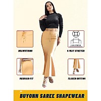 BUYONN Saree Shapewear for Women Saree Petticoat Shapewear for Saree inskirt for Saree Shapewear Peticote innerwear for Women