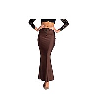 BENE DE Womens 4Way Spandex Blend Saree Shapewear Petticoat for Women, Shapers for Womens Sarees (Maroon - 4XL)