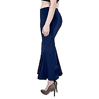 BENE DE Womens 4Way Spandex Blend Saree Shapewear Petticoat for Women, Shapers for Womens Sarees (Navy - 2XL)