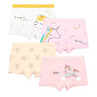 Booph Girls Underwear Cat Baby Toddler Panties 5 Pack Briefs Boyshort For 28Y Multia 45T