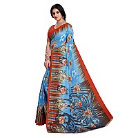 Bee M Pee Designer Printed saree for Women Collection 2022 Pure Georgette (Latest Fancy Party Stylish Blue)