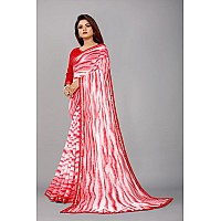 SM TRENDZ Womens Jacquard Pure Georgette Saree With Blouse Piece B31Shibori009Red