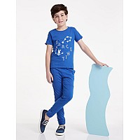 Amazon Brand Symbol Boys Tshirt Pyjama Set Symkss22Set252Blue 178 Years