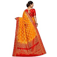 iZibra Womens Saree Kanjivaram Soft Silk Sari for Banarasi Wedding Sarees New Pure Ladies Kanchipuram Pattu Pure Sadi Paithani O