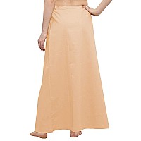 DESI DHANG Readymade Saree Petticoats(Free Size) (Light Peach)