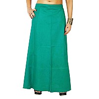 DESI DHANG Readymade Saree Petticoats(Free Size) (Light RAMA)