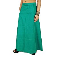 DESI DHANG Readymade Saree Petticoats(Free Size) (Light RAMA)