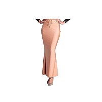 BENE DE Womens 4Way Spandex Blend Saree Shapewear Petticoat for Women, Shapers for Womens Sarees (Ice Peach - 3XL)