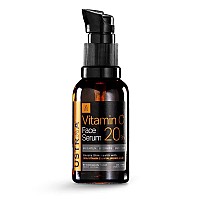 Ustraa 20% Vitamin C Face Serum, 30ml with Hyaluronic Acid & 20% Vitamin C in the Purest form, Anti-Aging, Fights Dark Spots, Radiant Skin, Brightening, Hydration