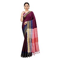 Enthone Womens Uppada Art Silk Saree With Blouse Piece (SZ-AURA2-PP-760_Purple)