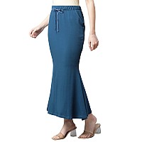 GRECIILOOKS Womens Spandex Pant Liner Slip Regular Fit Petticoat Ice Blue XLarge