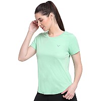 Invincible Womens Open Back Top Lime Large