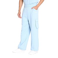 Chkokko Men Casual Track Pant Regular Fit Lower With Pocket Sky Blue M