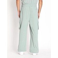 Chkokko Men Casual Track Pant Regular Fit Lower With Pocket Pastel Green M