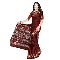 TAMAIRA FASHION Womens Plain Weave Pure Cotton Saree Without Blouse Piece(1920_Maroon)