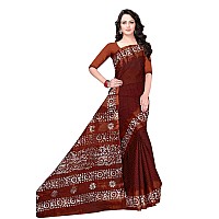 TAMAIRA FASHION Womens Plain Weave Pure Cotton Saree Without Blouse Piece(1920_Maroon)