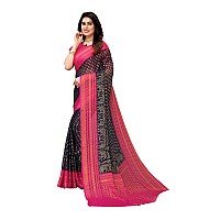 Bee M Pee Designer Banarasi Brasso (printed chiffon sarees for women_Navy)