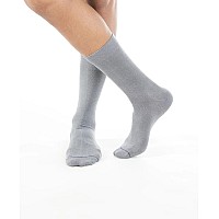 Jockey Mens Calf Length Modal Cotton Socks 7390Mid Greyfree Size