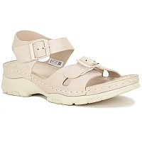 Bata Comfit Chandra Sandal Women sandal In Yellow Beige Gold