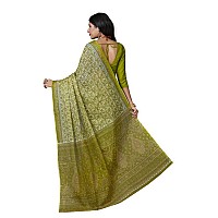 SHANVIKA Womens Pure Cotton Floral Print Saree Without Blouse Piece (Snv-222-54-grn)