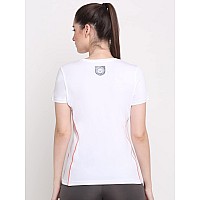 Invincible Womens Open Back Top White 40 Small