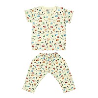 A Toddler Thing 100 Organic Muslin Sleepsuit Top Pants Night Suit For Boys Girls Sleepwear Baby Products Night Wear