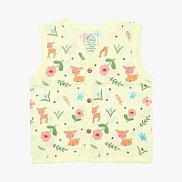 A Toddler Thing 100 Organic Muslin Sleepsuit Oh My Deer Yellow Top Pants Size 36 Months Night Suit For Boys Gi