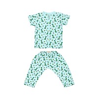 A Toddler Thing 100 Organic Muslin Sleepsuit Top Pants Night Suit For Boys Girls Sleepwear Baby Products Night Wear